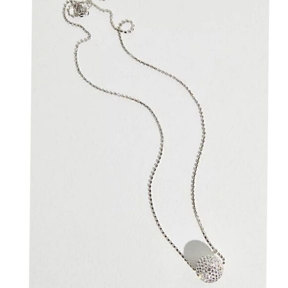 Free People Disco Disco Pendant Necklace - Silver - Picture 1 of 5
